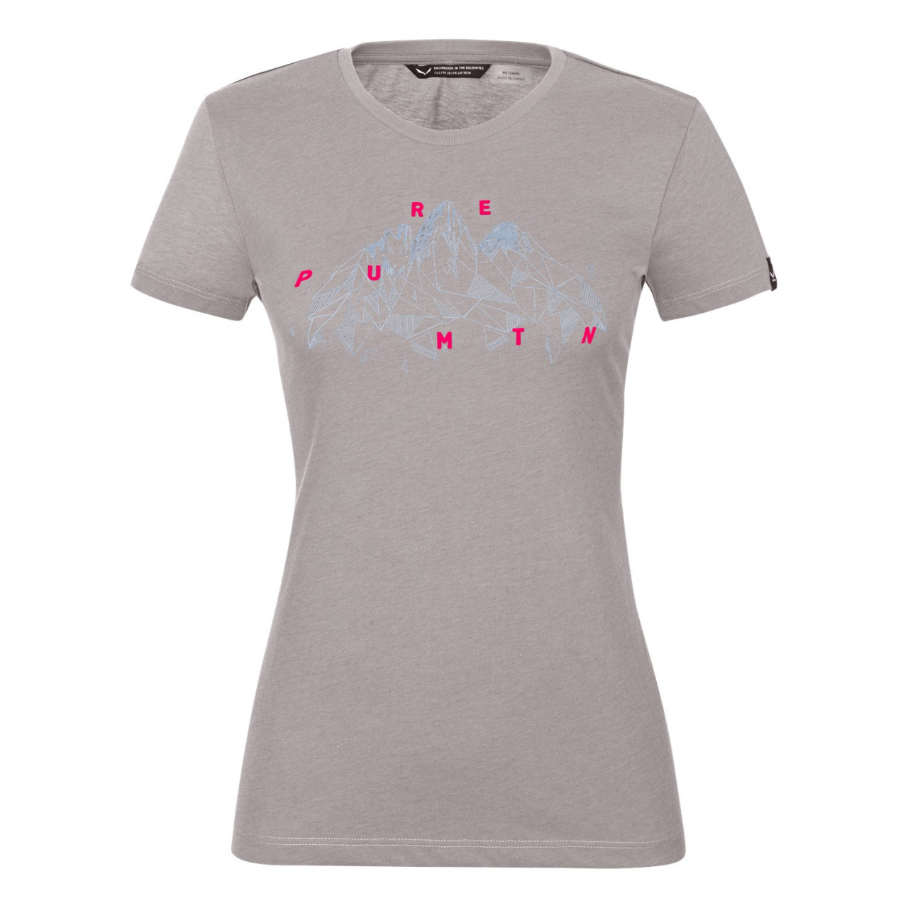 T-Shirts Salewa Geometric Dry Mulher Cinzentas 521DQJVPL